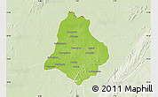 Physical Map of Materi, lighten