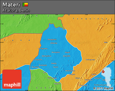 Political Map of Materi