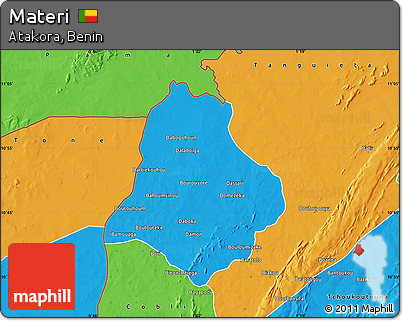 Political Map of Materi