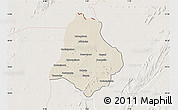 Shaded Relief Map of Materi, lighten
