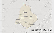 Shaded Relief Map of Materi, lighten, semi-desaturated