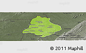 Physical Panoramic Map of Materi, darken, semi-desaturated