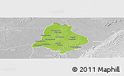 Physical Panoramic Map of Materi, lighten, desaturated