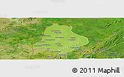 Physical Panoramic Map of Materi, satellite outside
