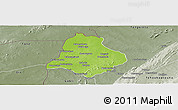 Physical Panoramic Map of Materi, semi-desaturated
