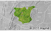 Satellite 3D Map of Natingou, lighten, desaturated