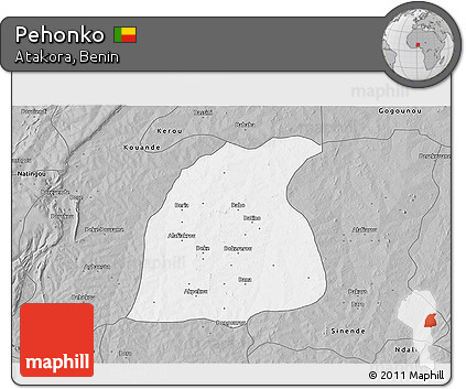 Gray 3D Map of Pehonko