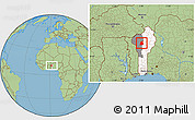 Savanna Style Location Map of Pehonko, highlighted country, highlighted parent region