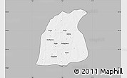 Gray Map of Pehonko, single color outside