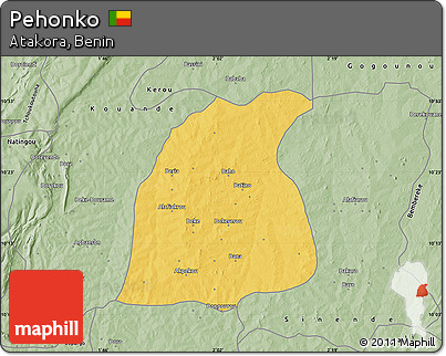 Savanna Style Map of Pehonko
