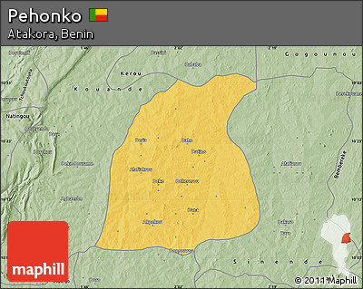 Savanna Style Map of Pehonko