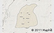 Shaded Relief Map of Pehonko, lighten