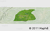 Satellite Panoramic Map of Pehonko, lighten