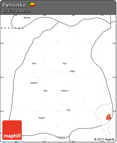 Blank Simple Map of Pehonko