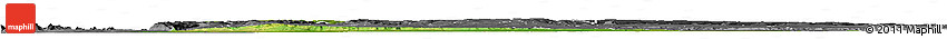 Satellite Horizon Map of Tanguieta, desaturated