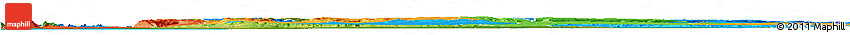 Satellite Horizon Map of Tanguieta, political outside