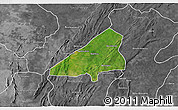 Satellite 3D Map of Tchoukoutouna, desaturated