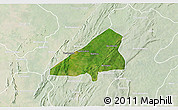 Satellite 3D Map of Tchoukoutouna, lighten