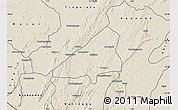 Shaded Relief Map of Tchoukoutouna
