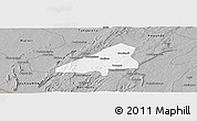 Gray Panoramic Map of Tchoukoutouna