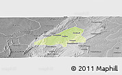 Physical Panoramic Map of Tchoukoutouna, desaturated