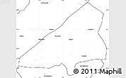 Blank Simple Map of Tchoukoutouna