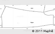 Blank Simple Map of Cotonou