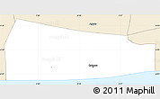 Classic Style Simple Map of Cotonou