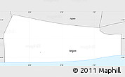 Silver Style Simple Map of Cotonou