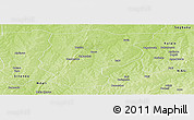 Physical Panoramic Map of Bembereke