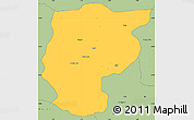 Savanna Style Simple Map of Bembereke
