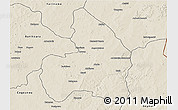 Shaded Relief 3D Map of Kandi
