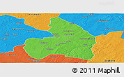 Political Panoramic Map of Kandi