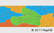 Political Panoramic Map of Kandi