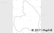 Blank Simple Map of Kandi, cropped outside, no labels