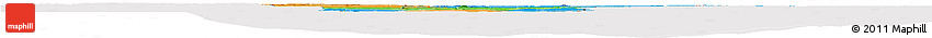 Political Horizon Map of Benin, cropped outside