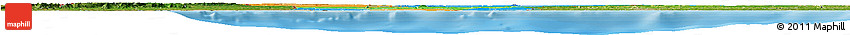 Political Horizon Map of Benin, satellite outside, bathymetry sea