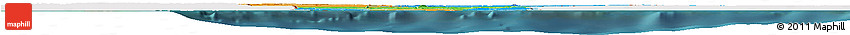 Political Horizon Map of Benin, single color outside, satellite sea