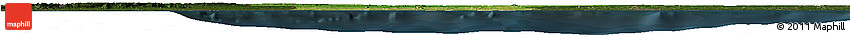 Satellite Horizon Map of Benin, darken
