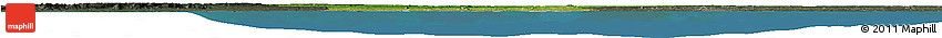 Satellite Horizon Map of Benin, darken, semi-desaturated, land only