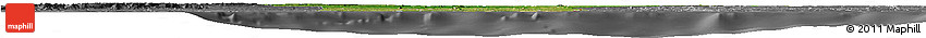 Satellite Horizon Map of Benin, desaturated