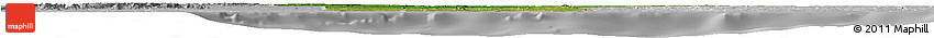 Satellite Horizon Map of Benin, lighten, desaturated
