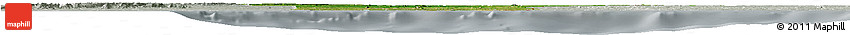 Satellite Horizon Map of Benin, lighten, semi-desaturated