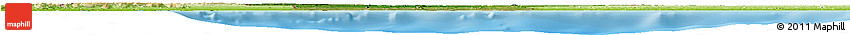 Satellite Horizon Map of Benin, physical outside