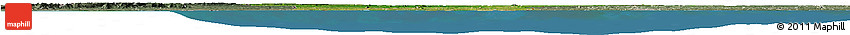 Satellite Horizon Map of Benin, semi-desaturated, land only
