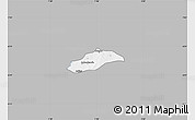 Gray Map of Dogbo-Tota, single color outside