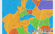 Political Map of Dogbo-Tota