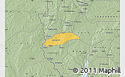 Savanna Style Map of Dogbo-Tota