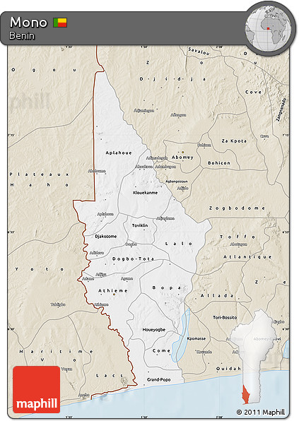 Classic Style Map of Mono
