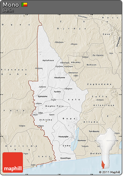 Classic Style Map of Mono